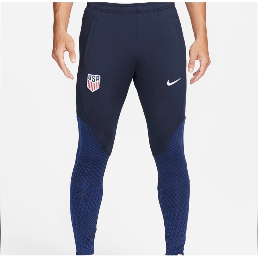 Nike USA USMNT Dri-FIT Strike Soccer‎ Pants Mens XL Blue DH6487 World Cup